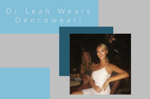 Dr Leah Wears a Scrub Tunic from Dencowear