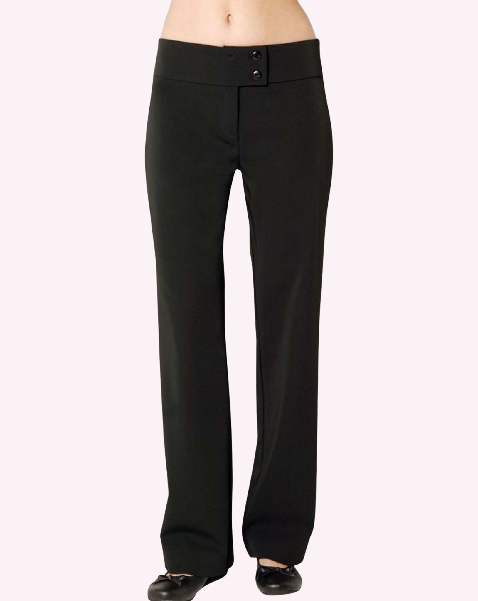 Fusion Women's Wide Leg Work Trousers | Black