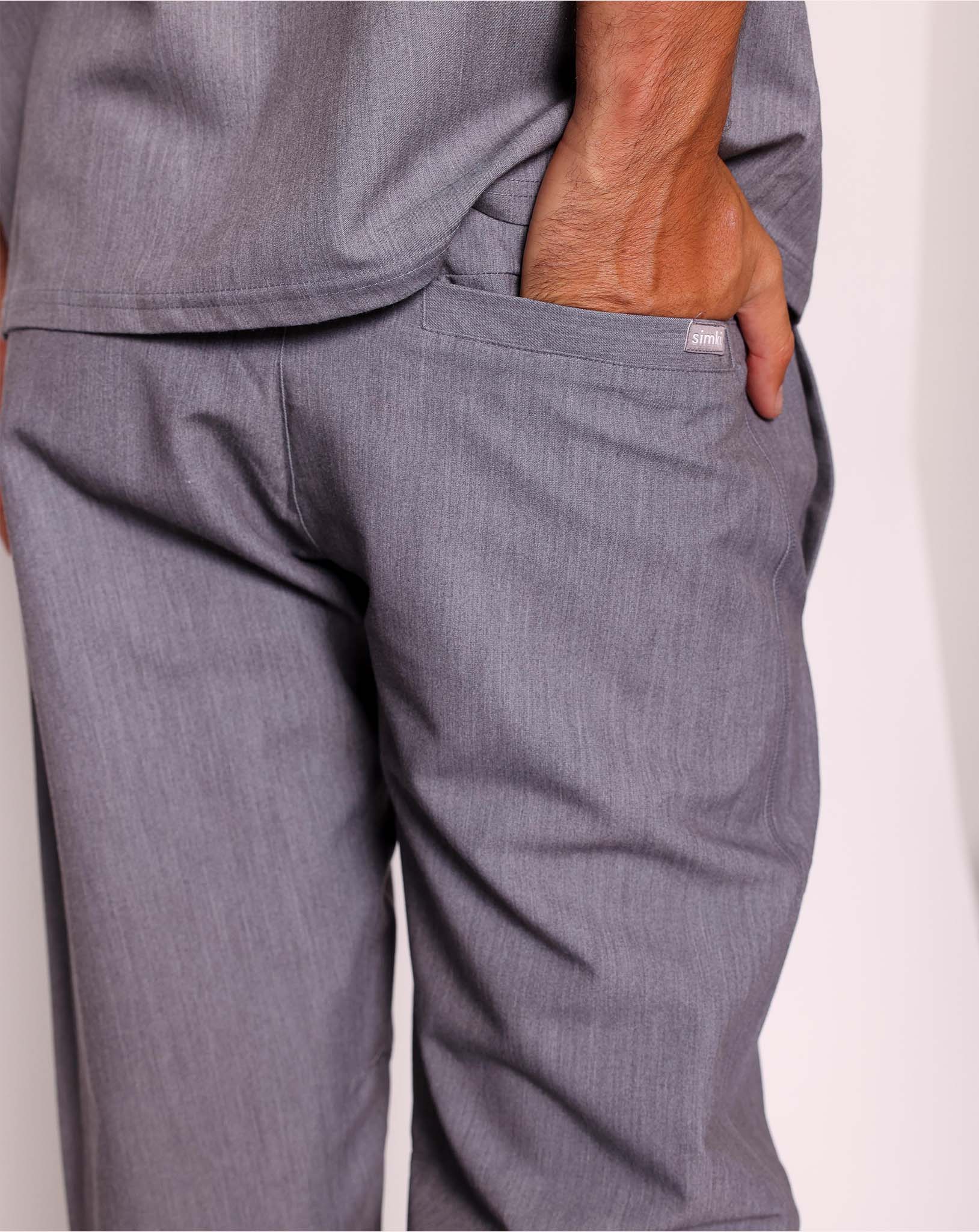 Maxwell Men's Scrub Joggers | Charcoal Grey