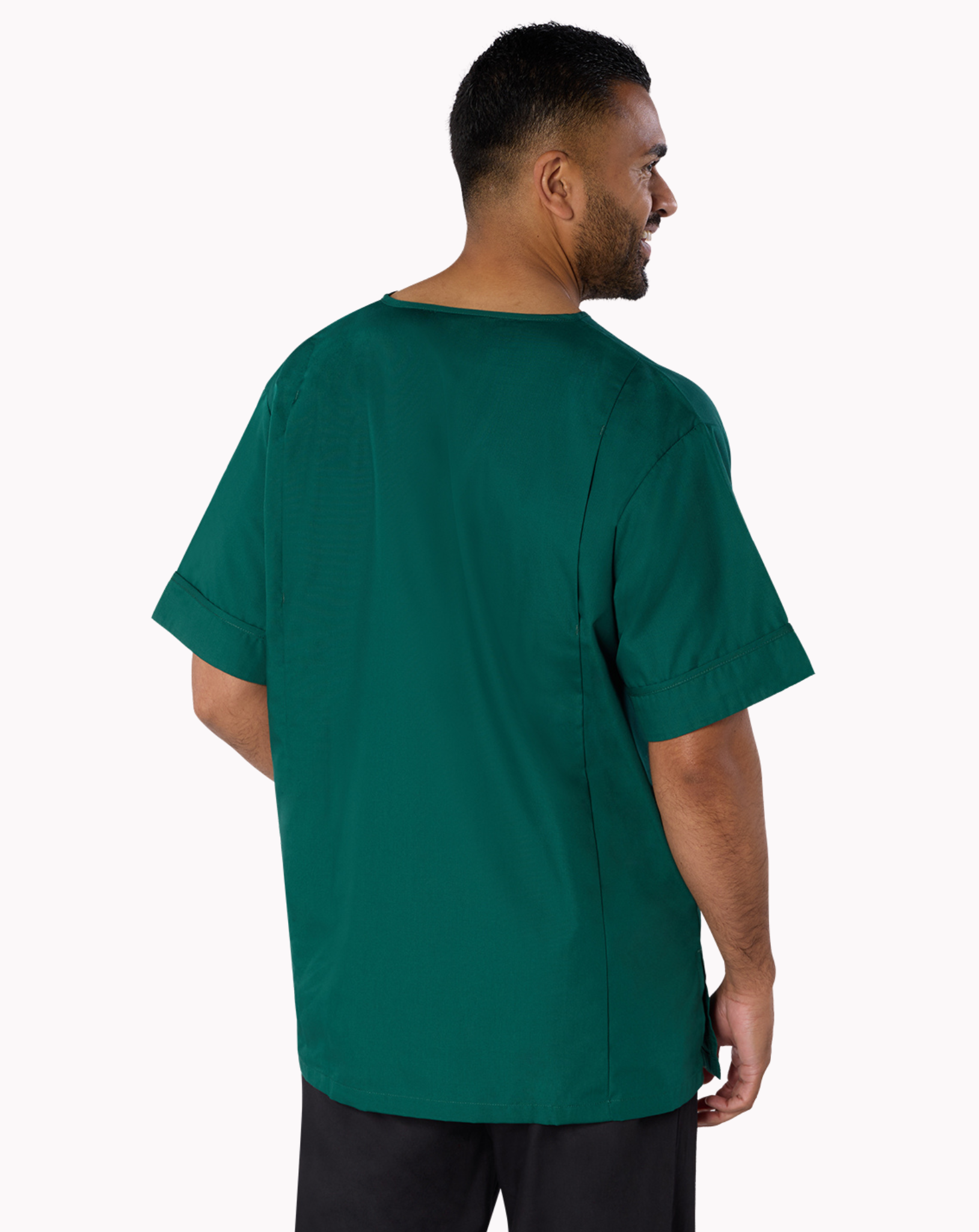 Lightweight Scrub Top - Bottle Green