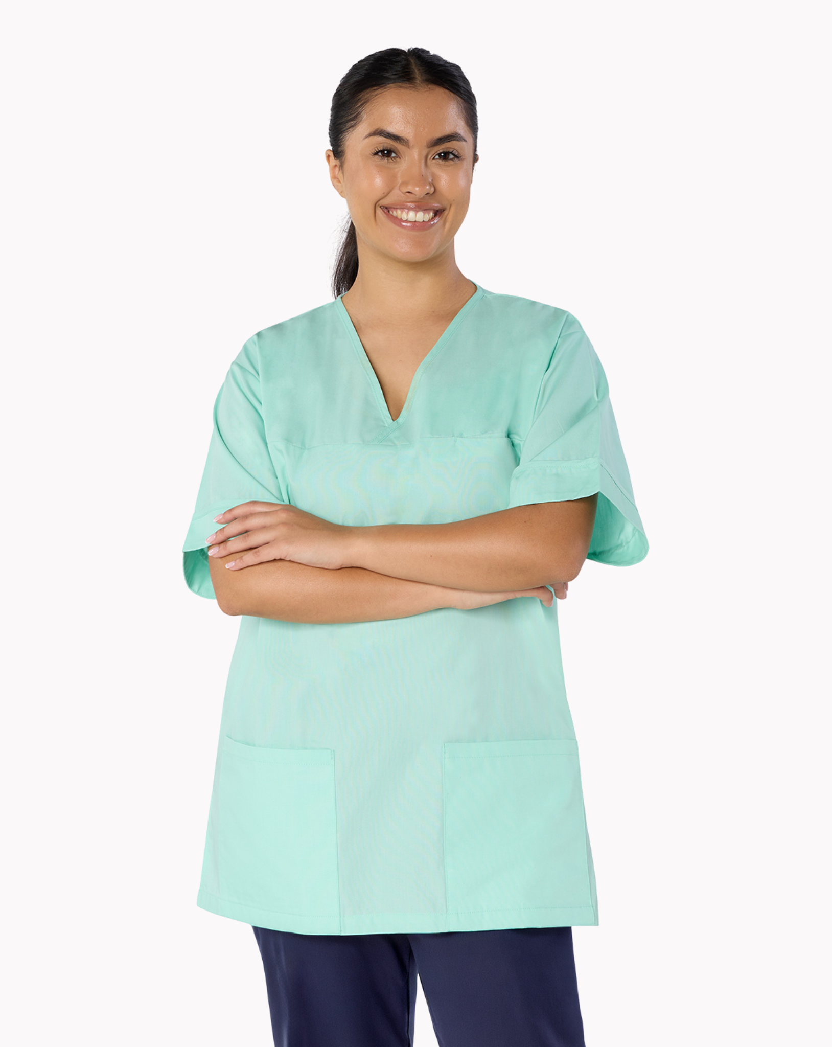 Lightweight Scrub Top - Eau De Nil