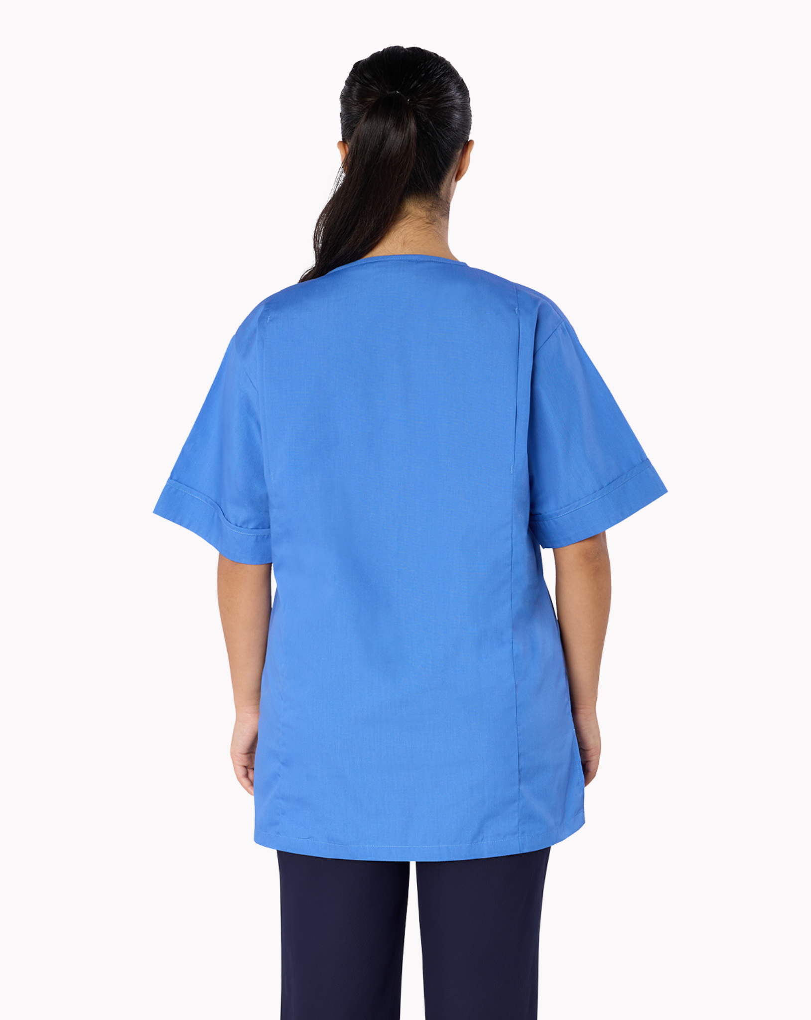 Lightweight Scrub Top - Hospital Blue