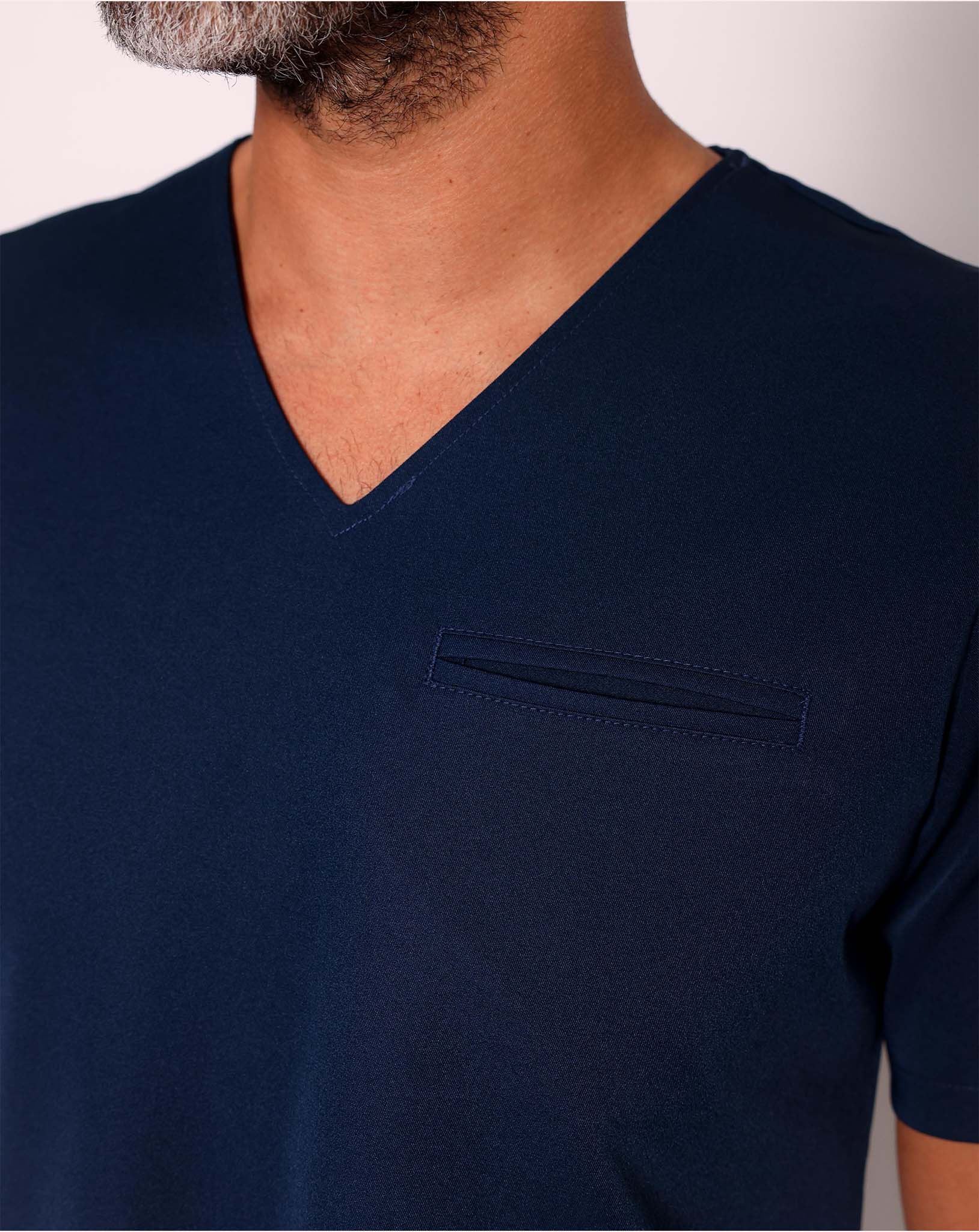 Purity Unisex Scrub Top | Navy