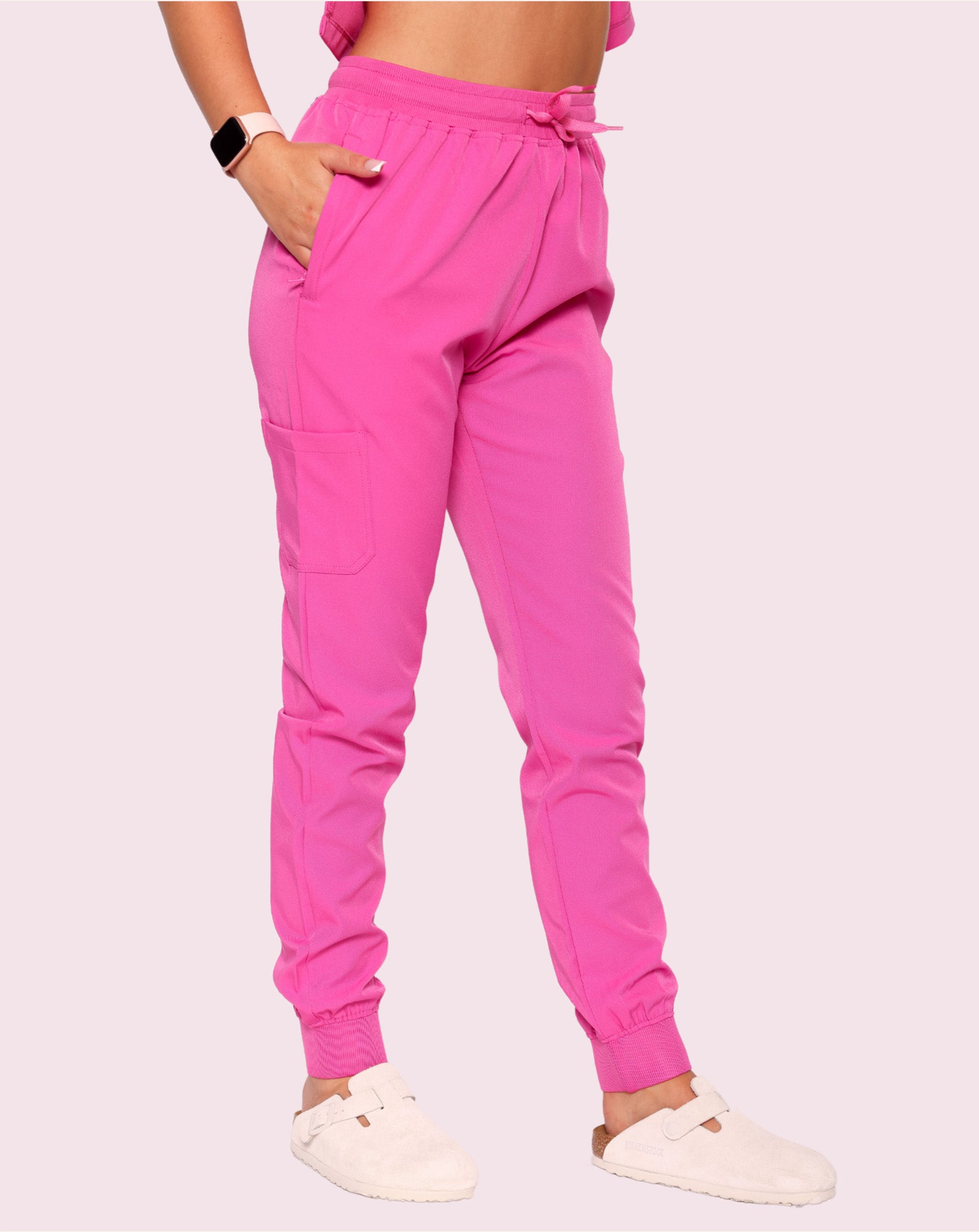 Purity Unisex Scrub Trousers | Hot PInk