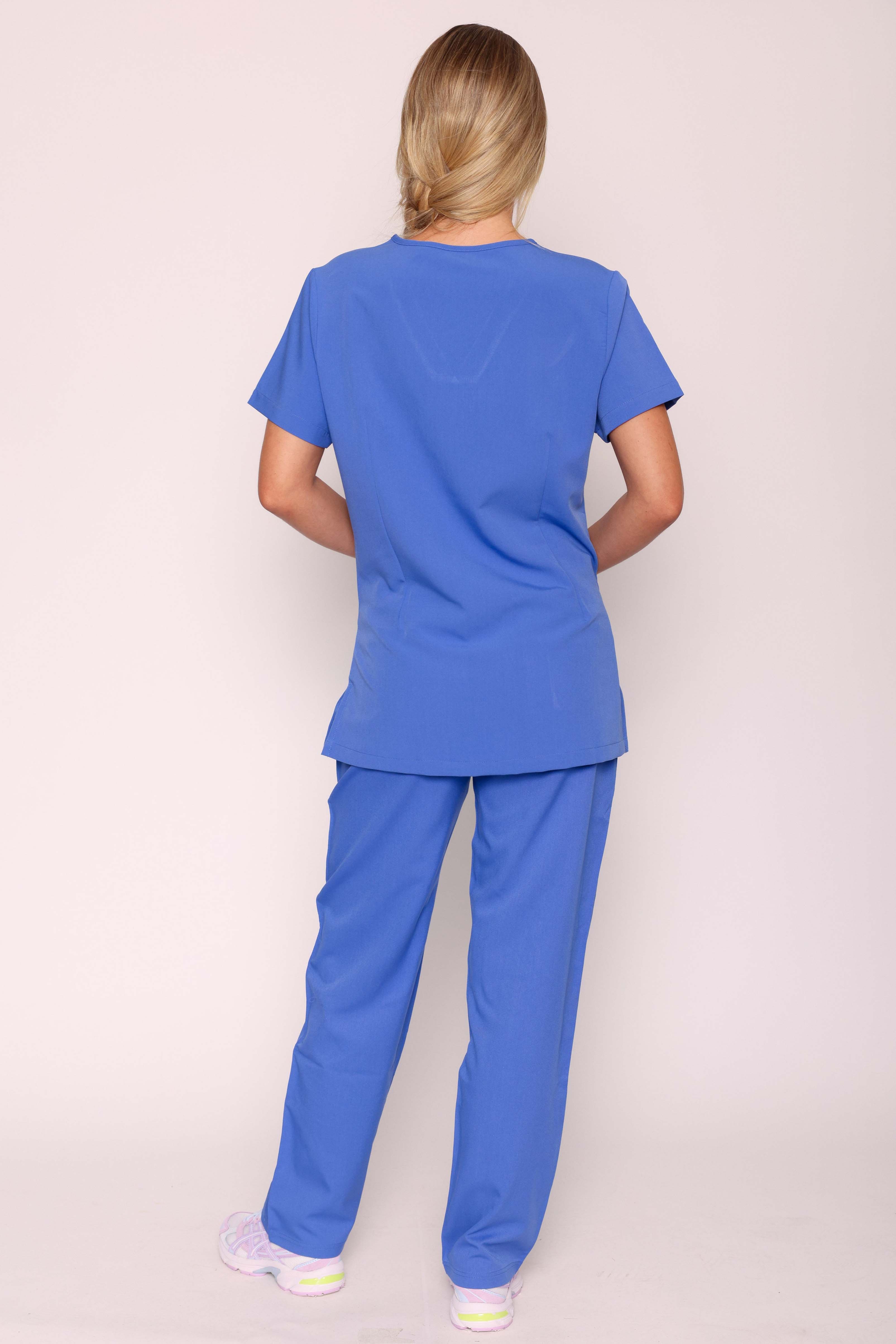 Ari & Arlo Women's Simki Scrub Set | Ciel Blue