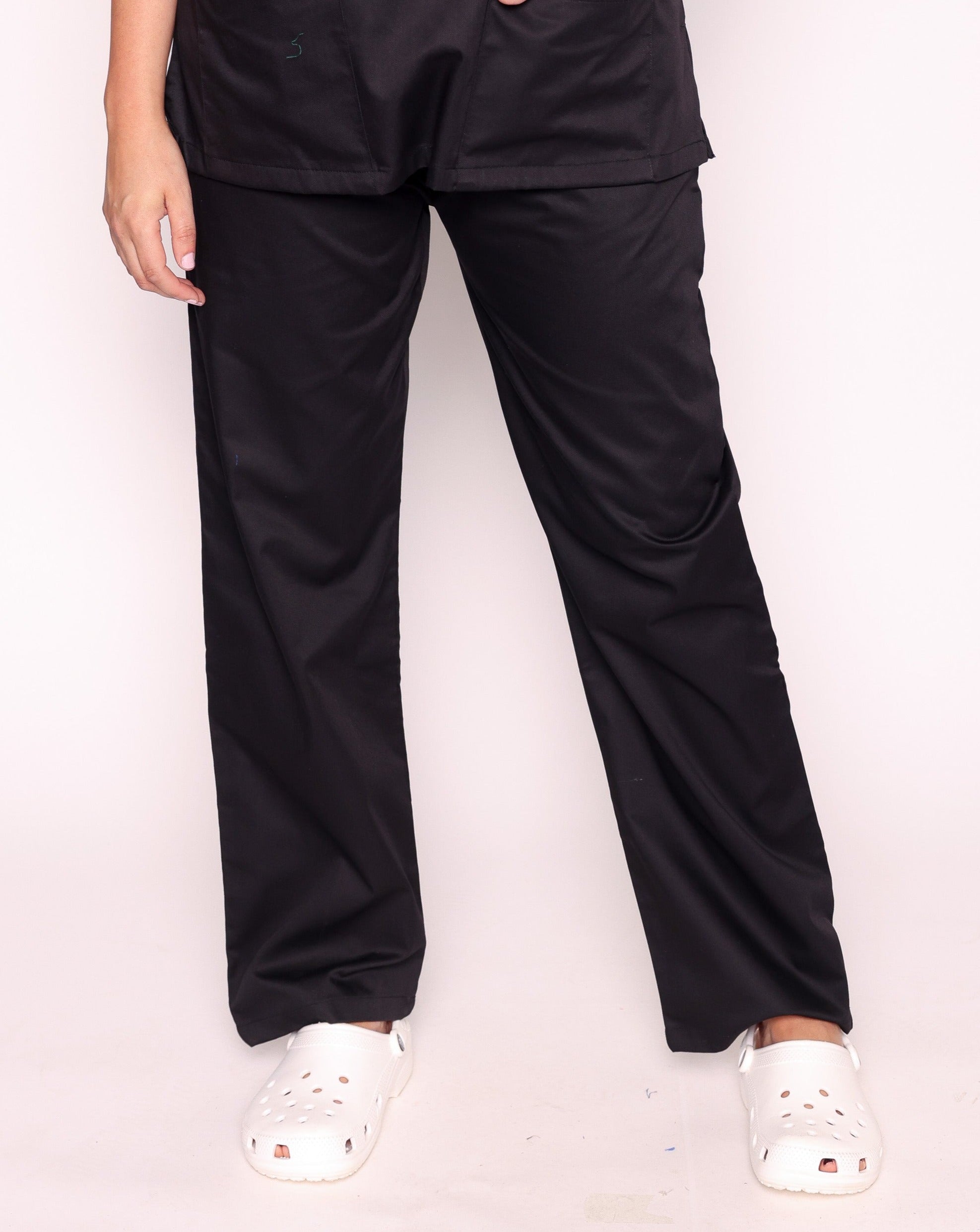 Howser Casey Unisex Smart Scrub Trousers | Black