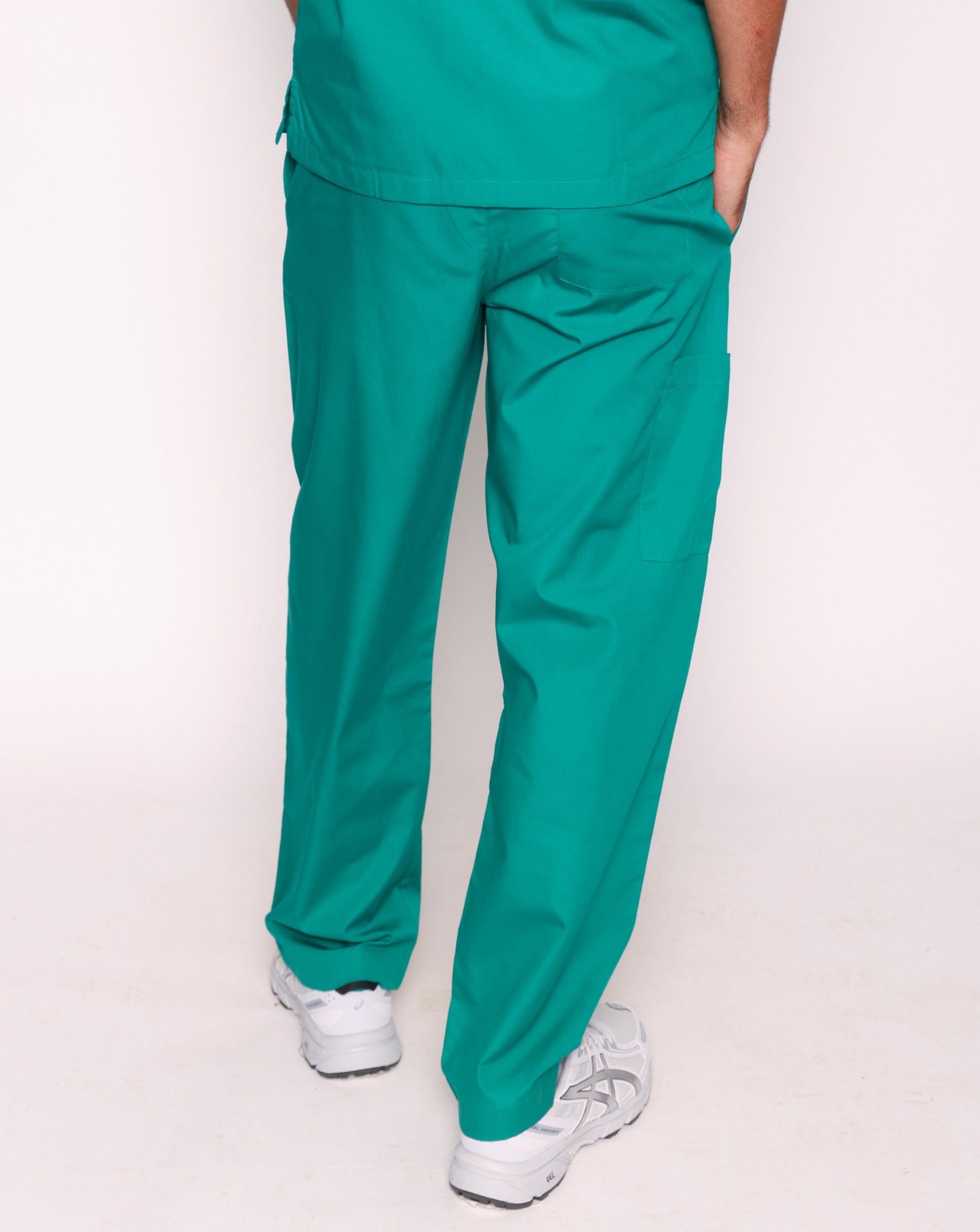 Newbury Unisex Drawstring Scrub Trousers | Forest Green