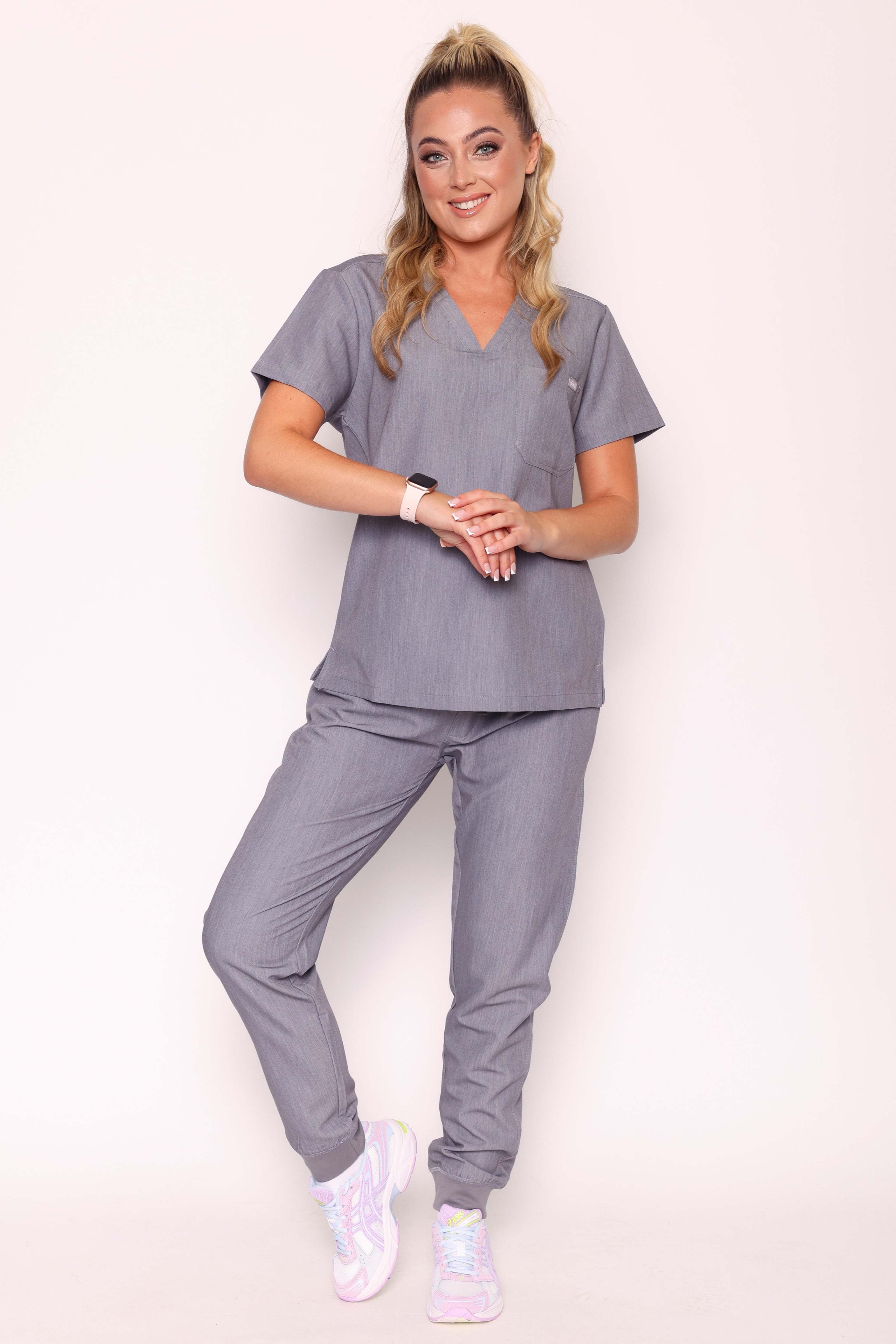 Nova & Neo Simki Scrub Set - Charcoal Grey