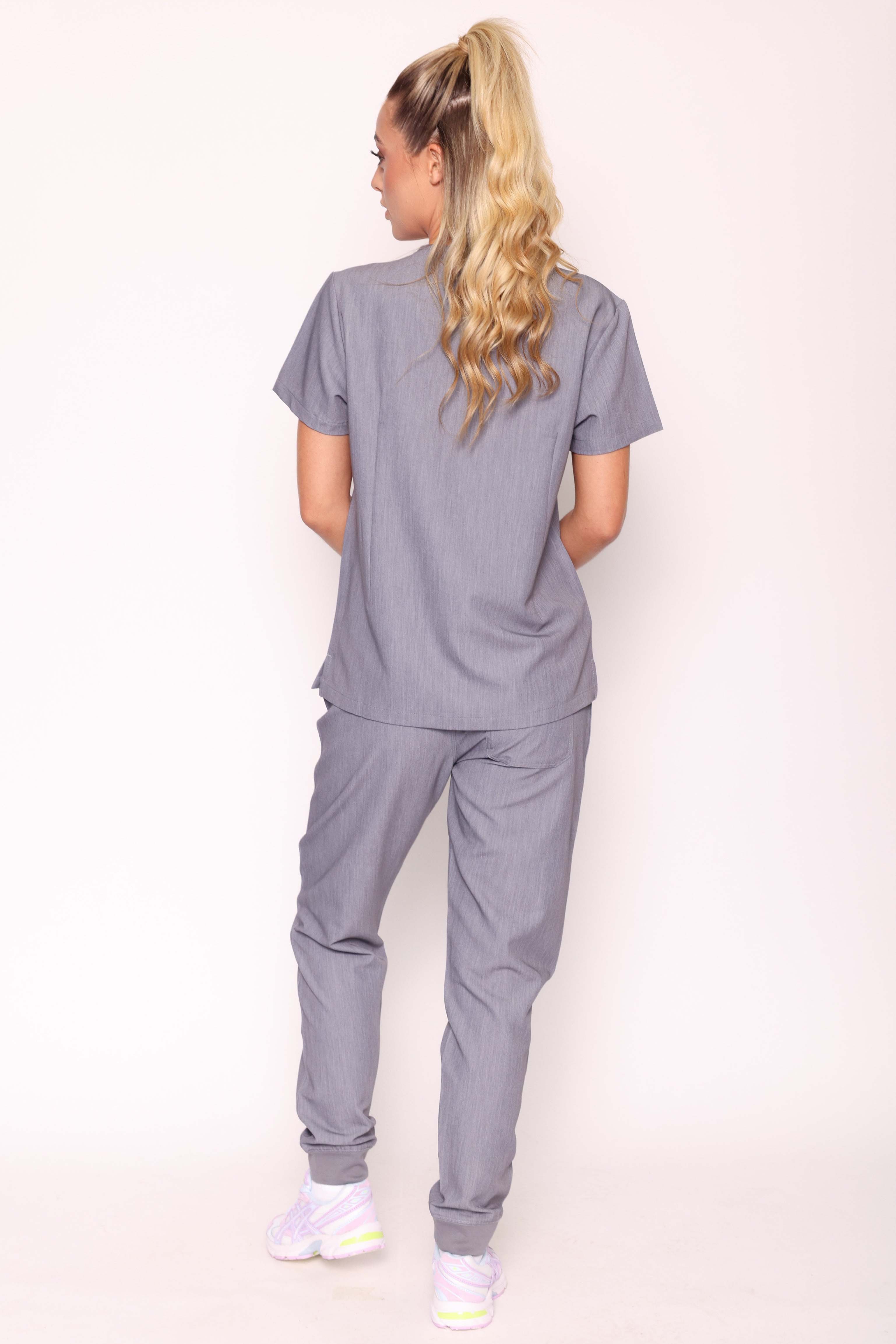 Nova & Neo Simki Scrub Set - Charcoal Grey