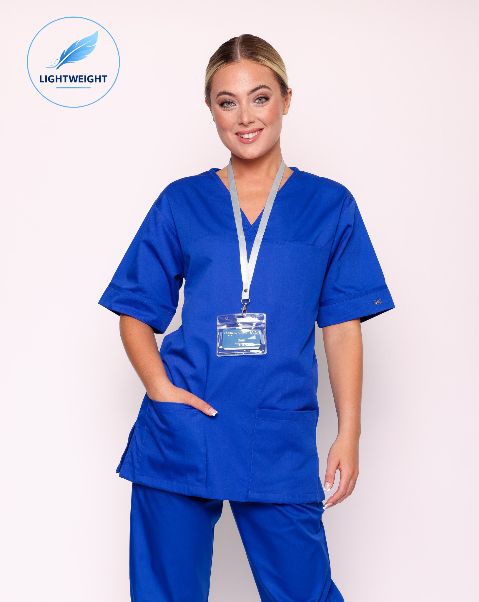 Lightweight Scrub Top - Royal