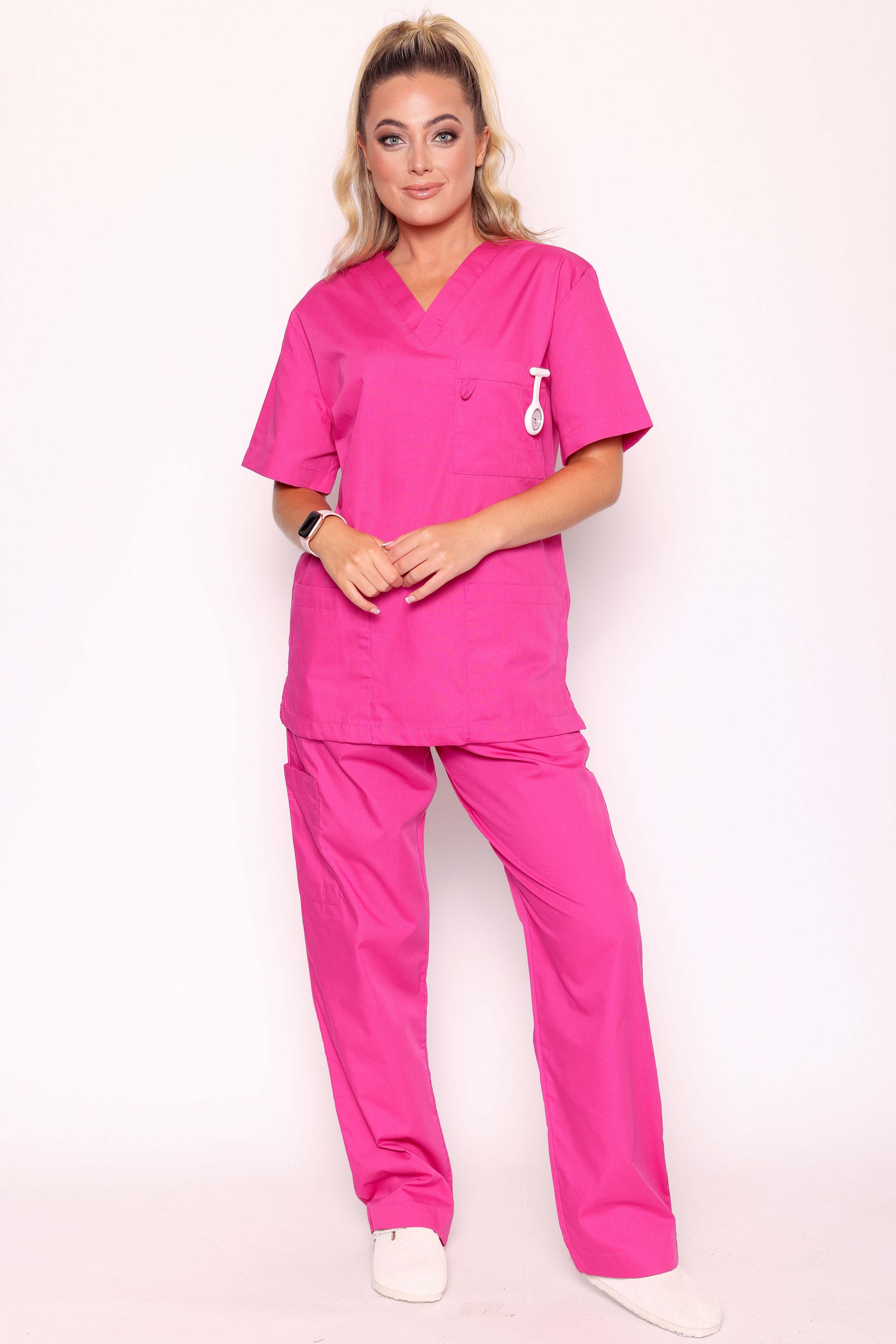 Sandringham & Newbury Scrub Set - Classic Pink