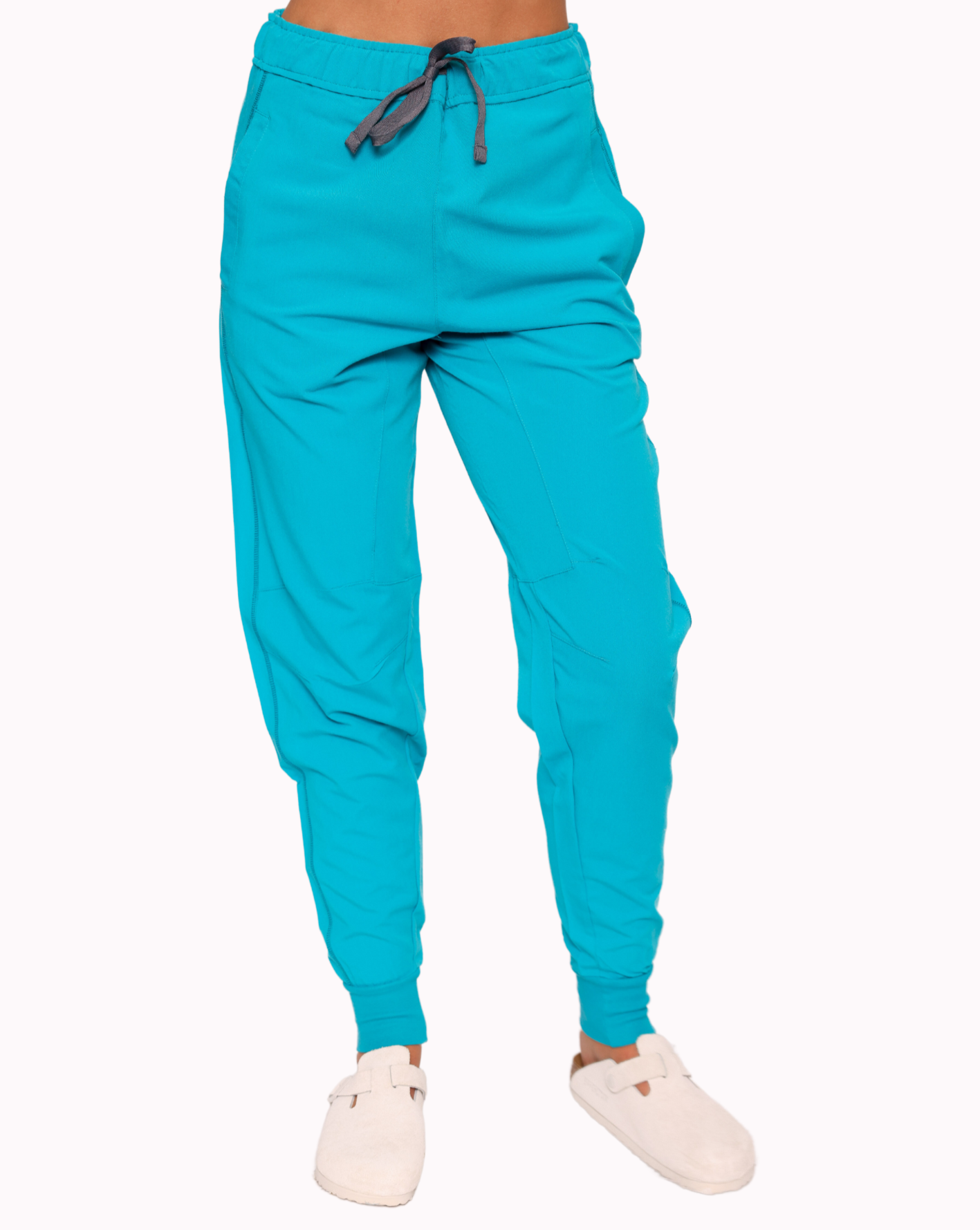 Teal jogger scrub pants hotsell