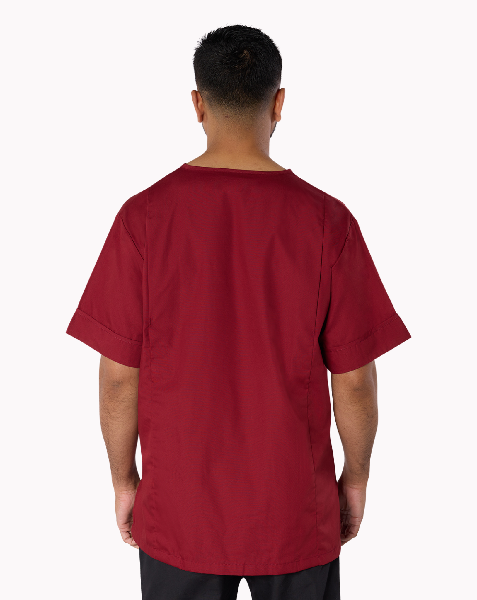 Lightweight Scrub Top - Maroon