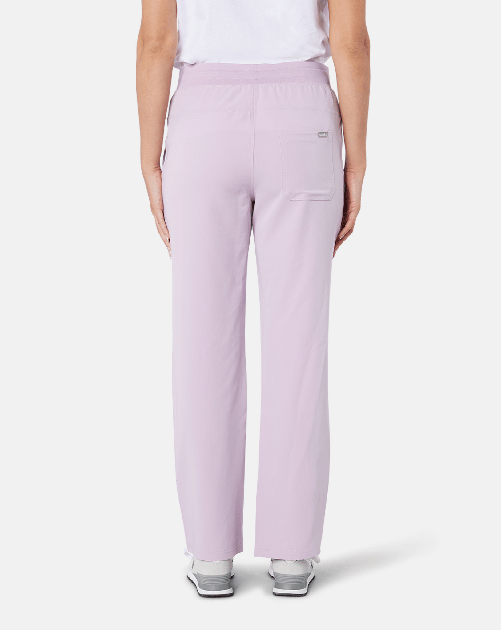 Arlo Straight Leg Scrub Bottoms - Blush Pink