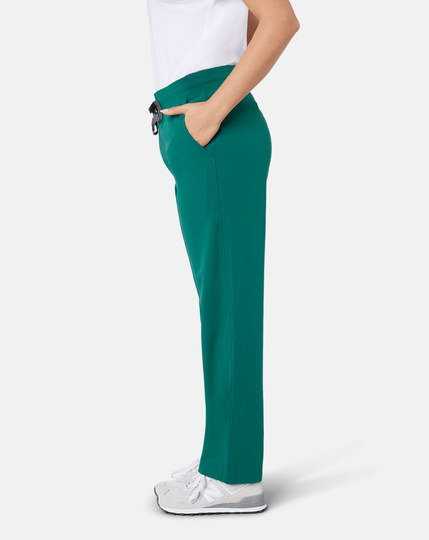 Arlo Straight Leg Scrub Bottoms - Hunter Green