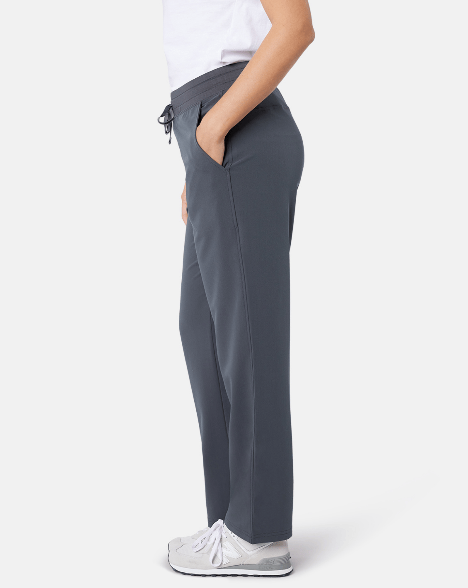 Arlo Straight Leg Scrub Bottoms - Pewter
