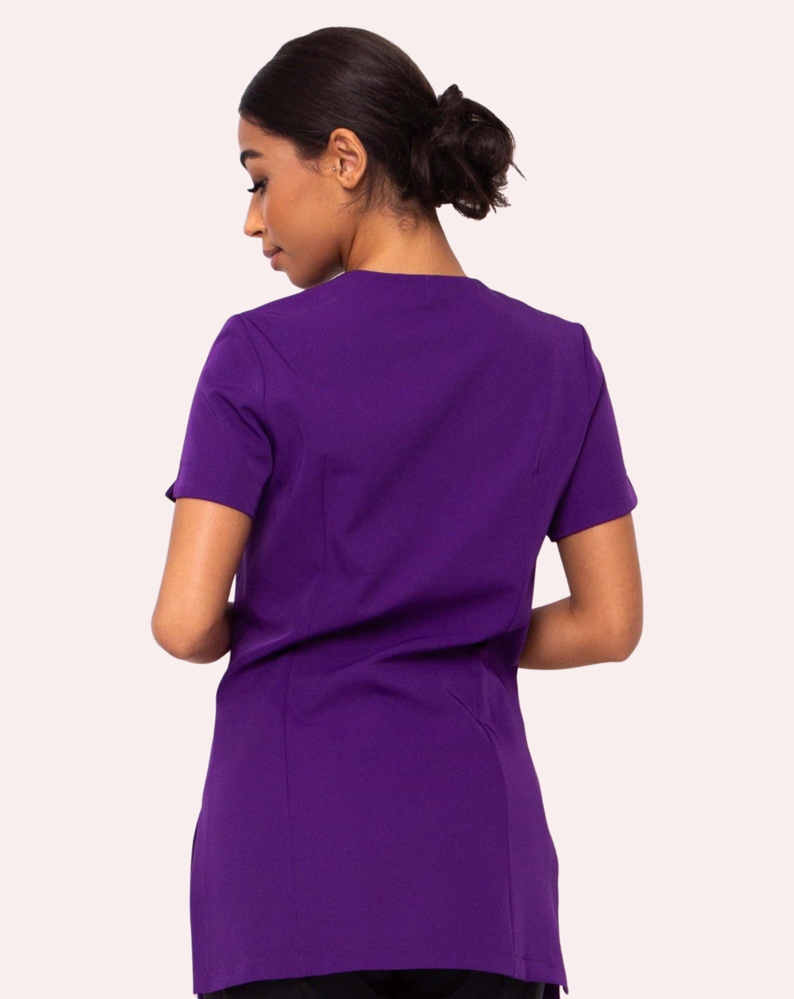 Belle Asymmetric Beauty Tunic - Purple