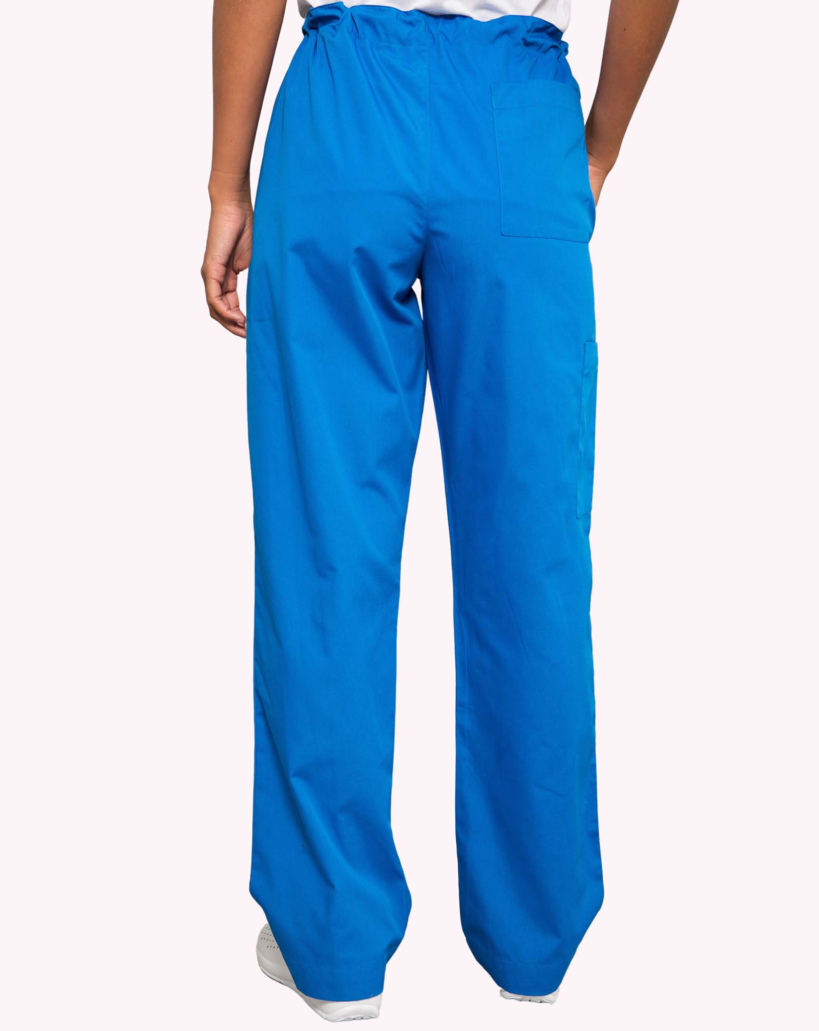 Newbury Unisex Drawstring Scrub Trousers - Royal Blue