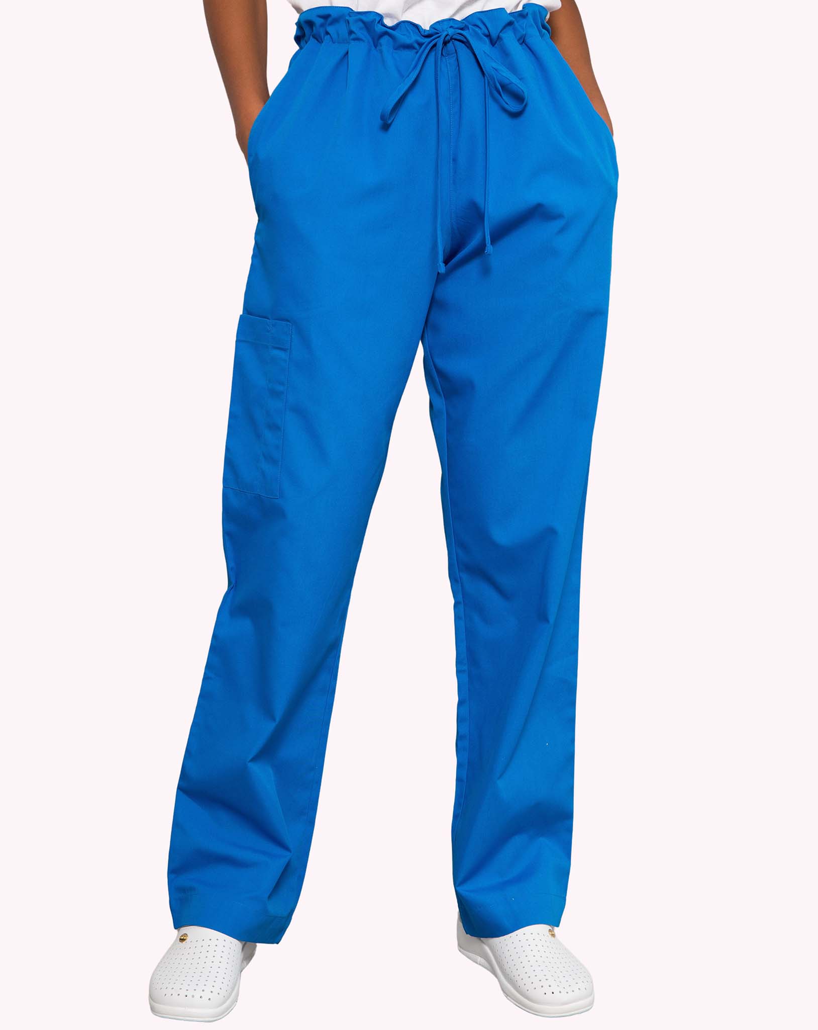 Newbury Unisex Drawstring Scrub Trousers - Royal Blue