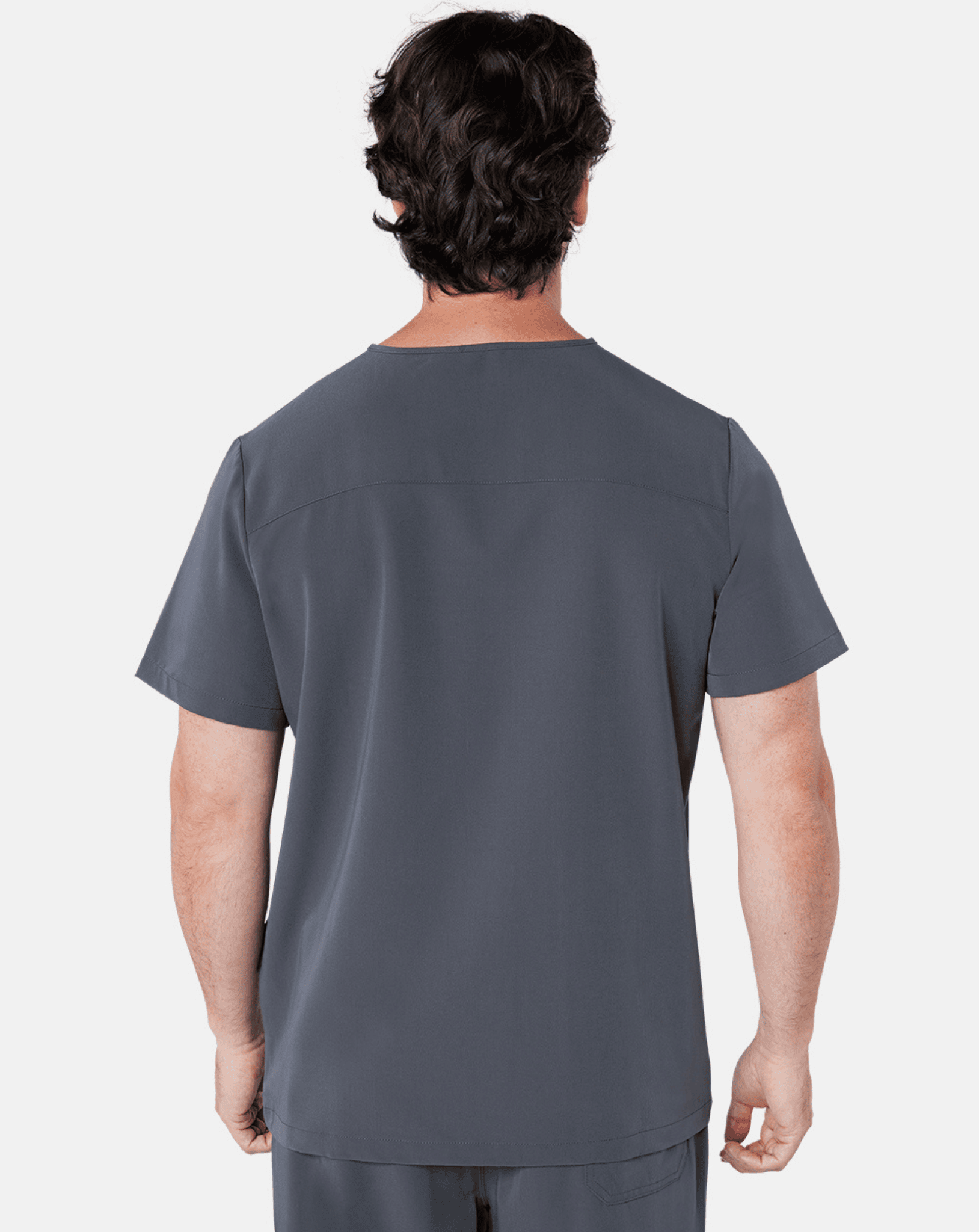 Oscar Scrub Top - Pewter