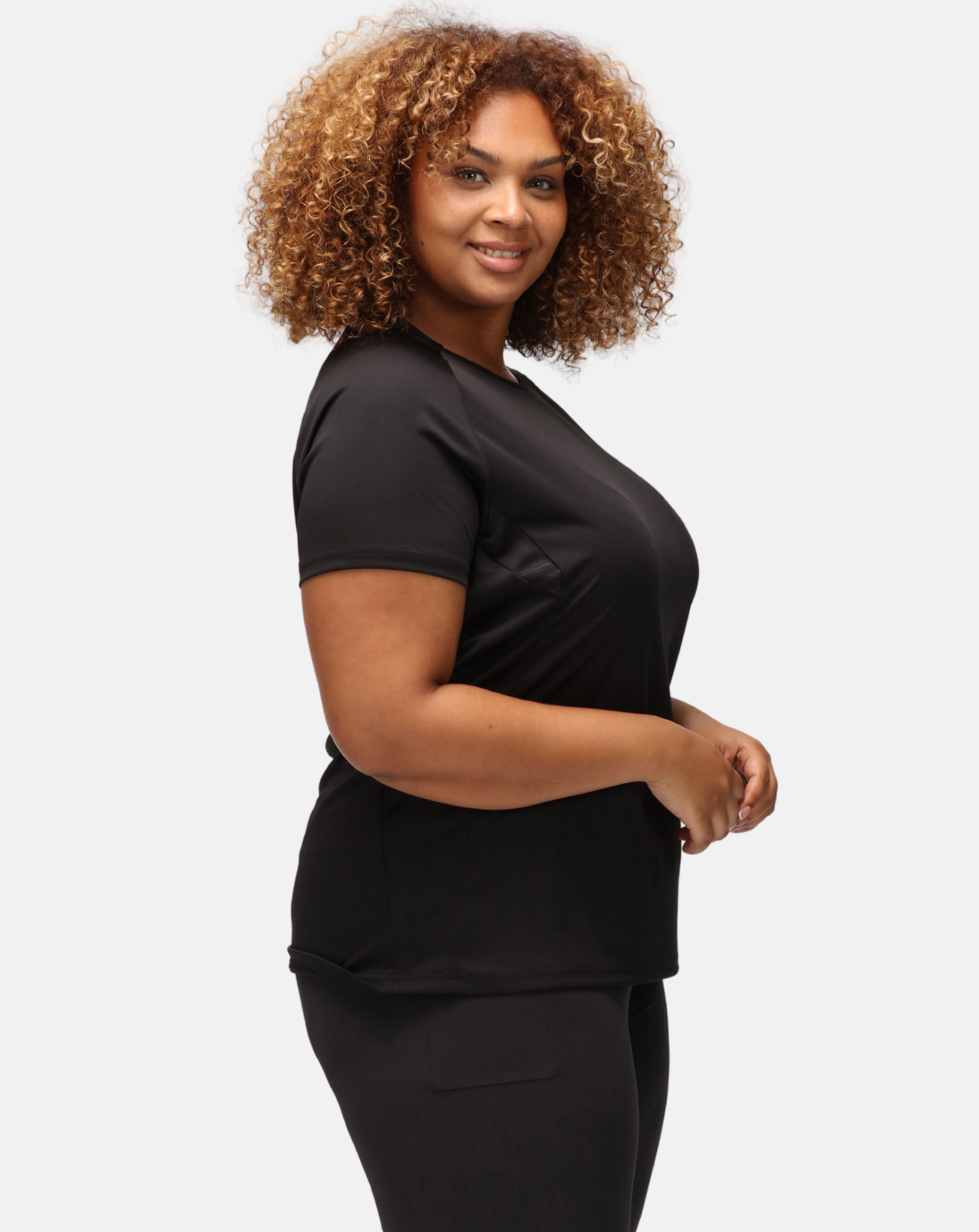 Women's Eco Tech T-Shirt - Black